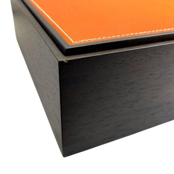 Hermes Playard Wooden Box Accessory Case Interior Accessory Case Rosewood - Picture 7 of 8